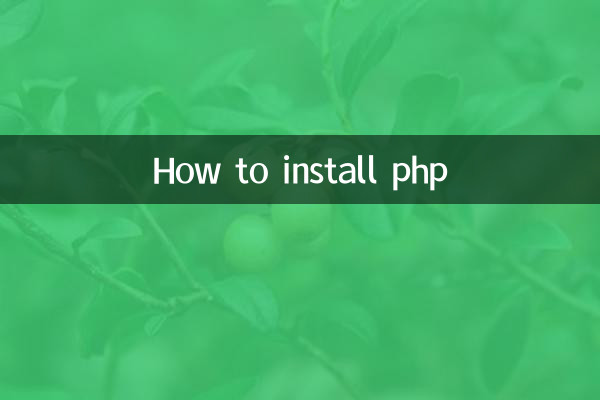 Come installare PHP
