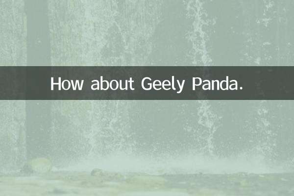 Que diriez-vous de Geely Panda.