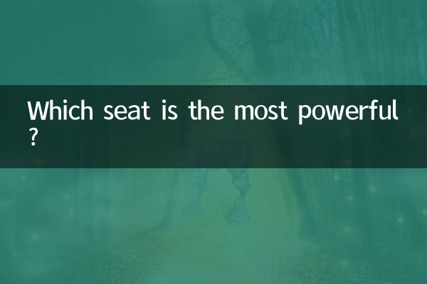 どの座席が最も強力ですか？