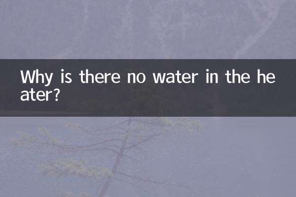 ヒーターに水が入っていないのはなぜですか?