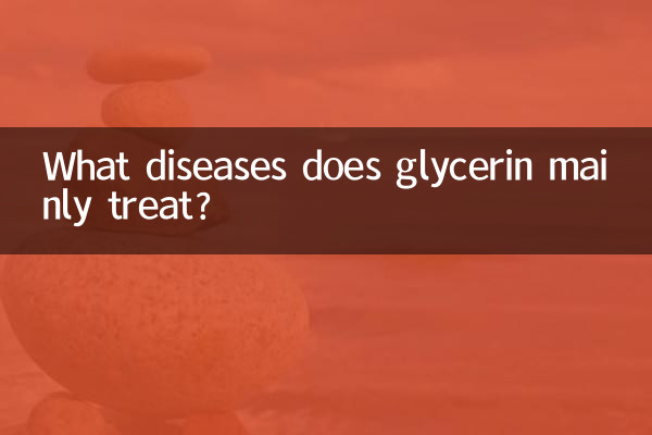 Quais doenças a glicerina trata principalmente?