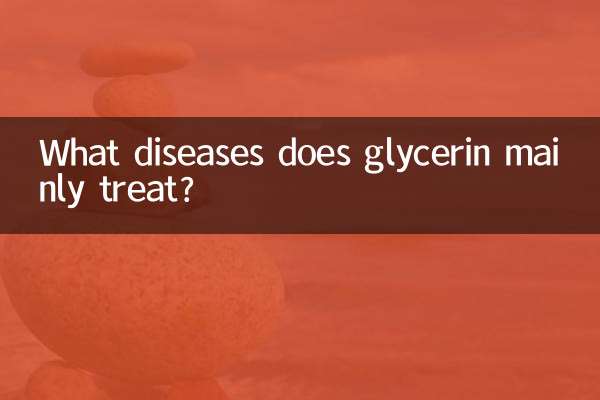 ¿Qué enfermedades trata principalmente la glicerina?