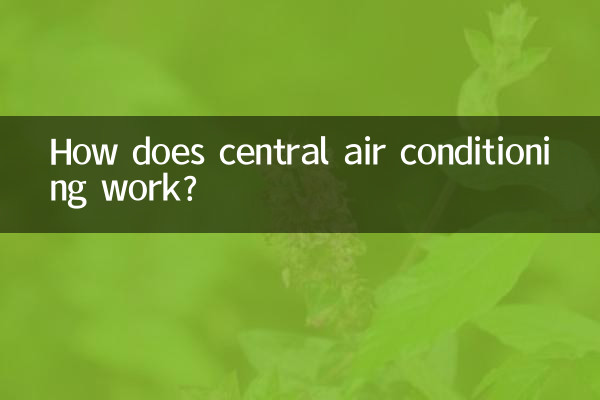 中央空調怎麼運作