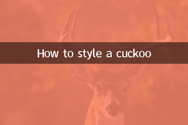 Come modellare un cuculo