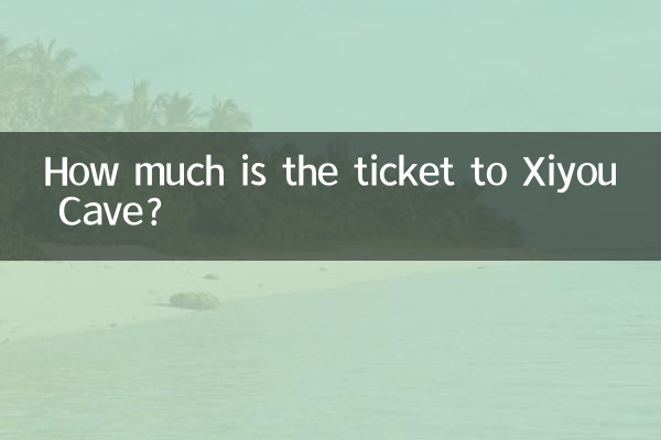 ¿Cuánto cuesta la entrada a la cueva Xiyou?