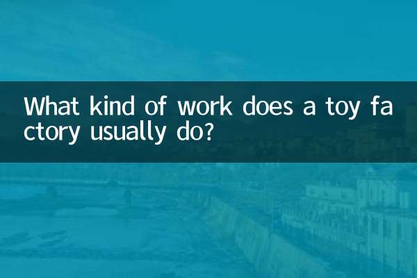 Quel genre de travail une usine de jouets effectue-t-elle habituellement ?