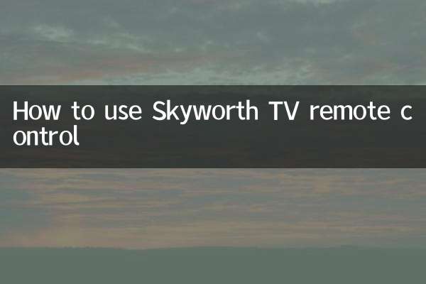 نحوه استفاده از کنترل از راه دور تلویزیون Skyworth