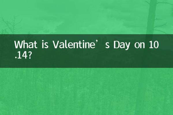 What is Valentine’s Day on 10.14?