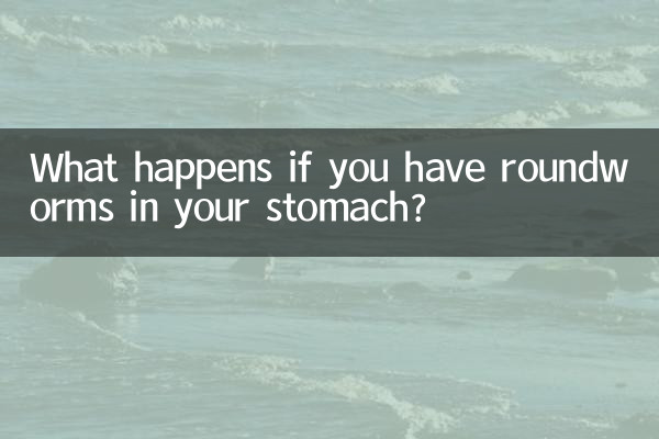 Cosa succede se hai i nematodi nello stomaco?