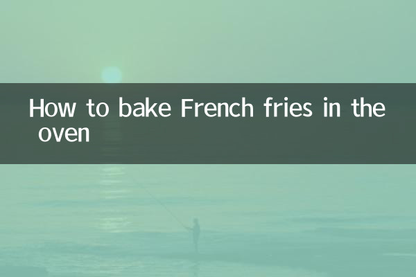 So backen Sie Pommes Frites im Ofen