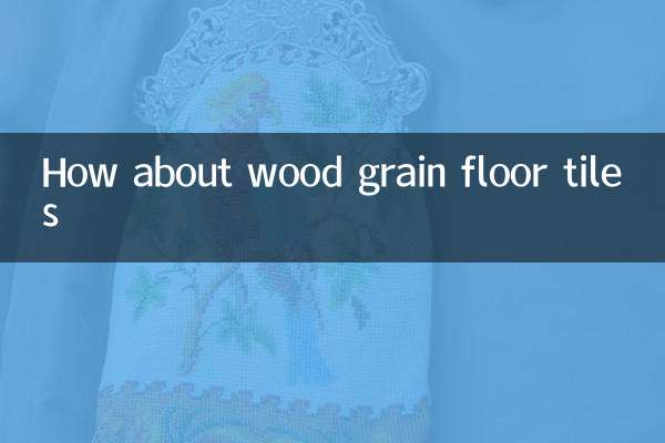 Que diriez-vous de carreaux de sol en grain de bois ?