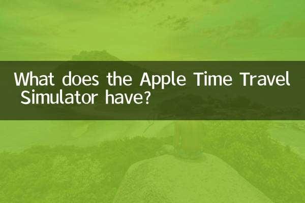 ¿Qué tiene el Simulador de viajes en el tiempo de Apple?