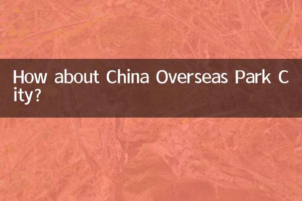 चाइना ओवरसीज़ पार्क सिटी के बारे में क्या ख्याल है?