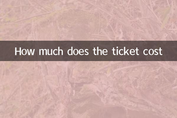 How much does the ticket cost