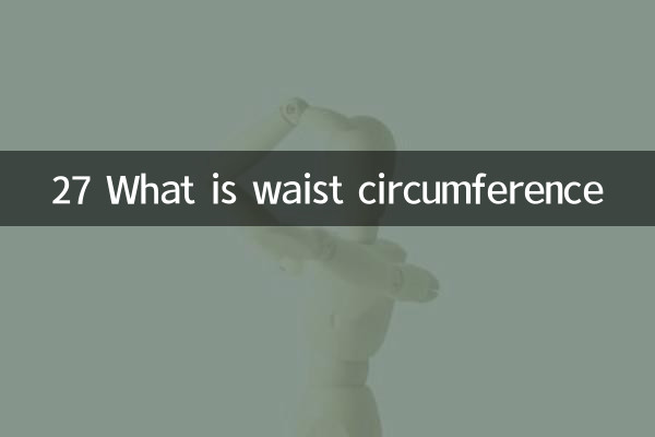27 What is waist circumference