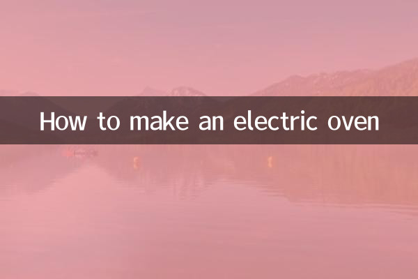 How to make an electric oven