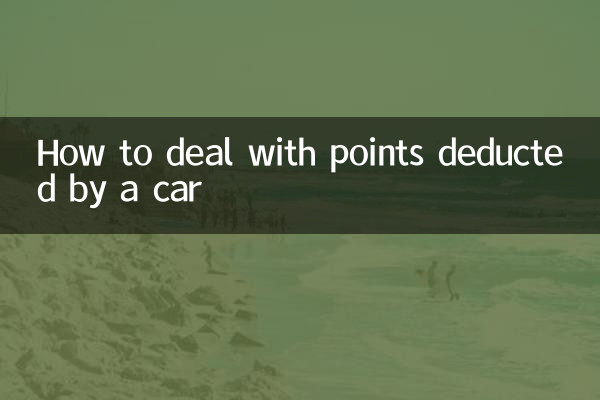 How to deal with points deducted by a car