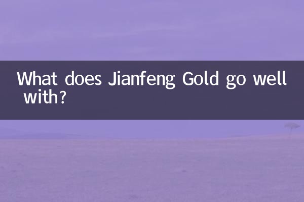 Wozu passt Jianfeng Gold?