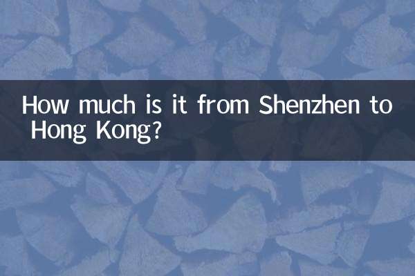 Quanto costa Shenzhen a Hong Kong?