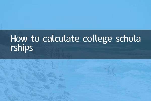 How to calculate college scholarships
