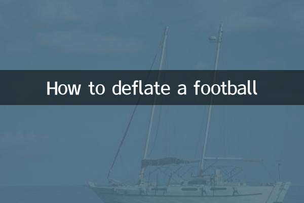How to deflate a football