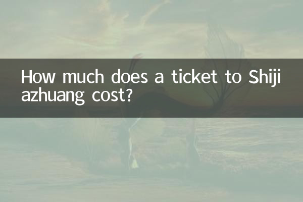 Combien coûte un billet pour Shijiazhuang ?