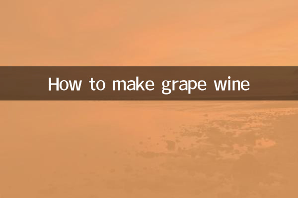 How to make grape wine