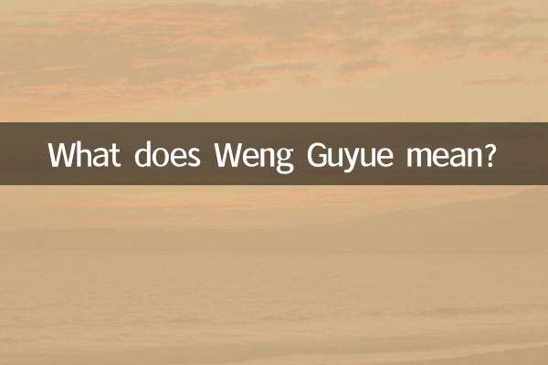 翁姑月是什么意思