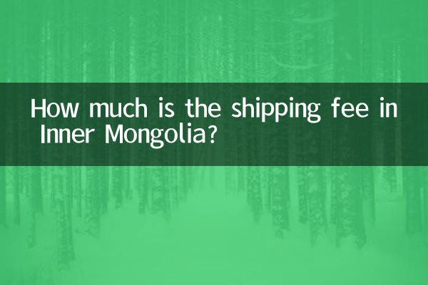 ইনার মঙ্গোলিয়ায় শিপিং ফি কত?