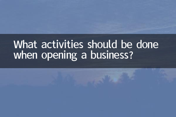 Que atividades devem ser realizadas ao abrir um negócio?
