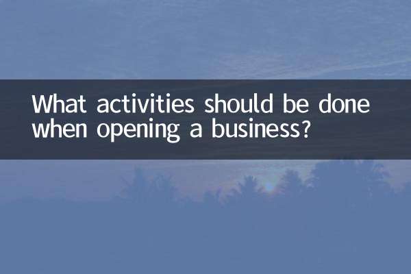Que atividades devem ser realizadas ao abrir um negócio?