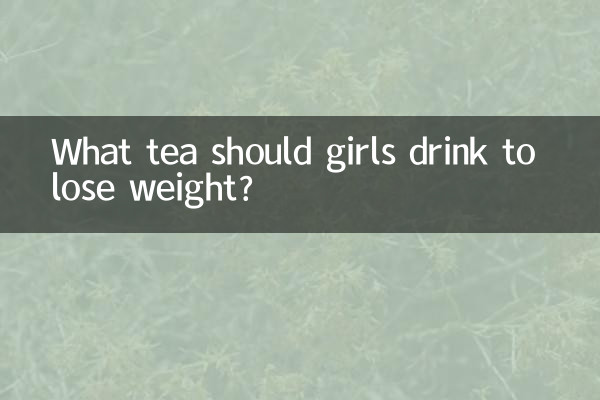 What tea should girls drink to lose weight?