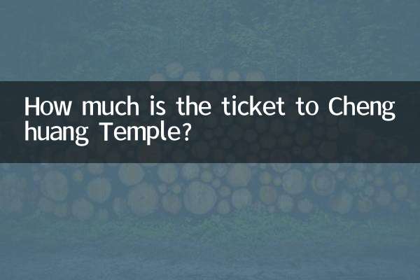 चेनघ्वांग मंदिर का टिकट कितने का है?