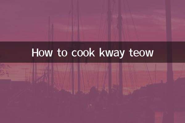 Wie man Kway Teow kocht