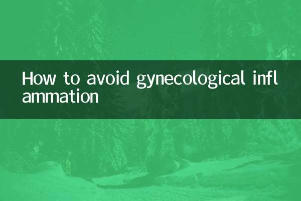 Come evitare l'infiammazione ginecologica