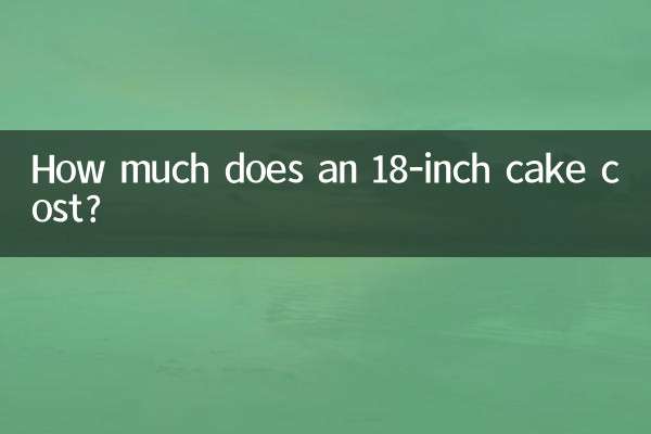 Wie viel kostet eine 18-Zoll-Torte?