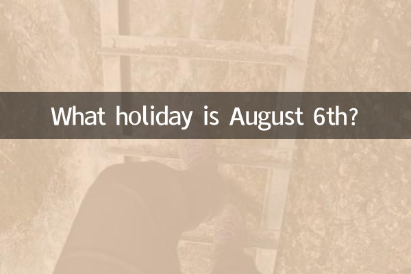 Quelle fête est le 6 août ?
