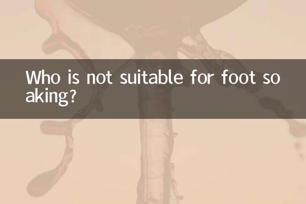 Who is not suitable for foot soaking?