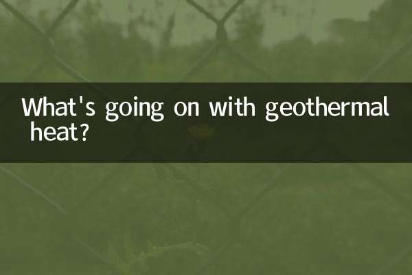 Was ist los mit Erdwärme?