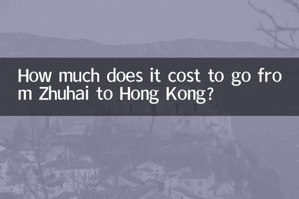 Wie viel kostet es, von Zhuhai nach Hongkong zu reisen?