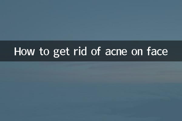 Como se livrar da acne no rosto