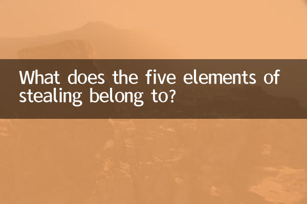 چوری کے پانچ عناصر کا کیا تعلق ہے؟