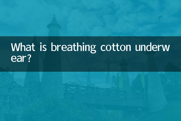 O que é roupa íntima de algodão respirável?
