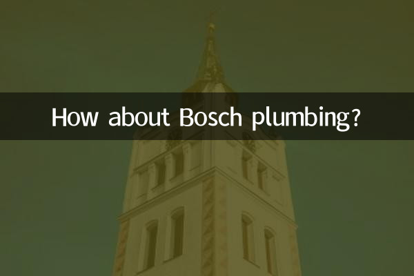 ¿Qué tal la plomería Bosch?