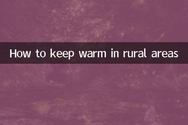 Come stare al caldo nelle zone rurali
