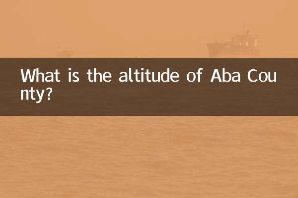 What is the altitude of Aba County?