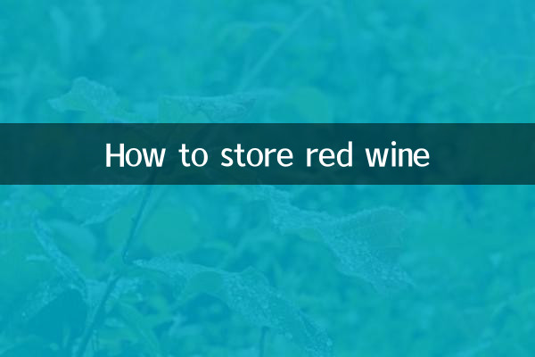 Como armazenar vinho tinto