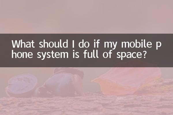 اگر سیستم تلفن همراه من پر از فضا باشد چه باید بکنم؟