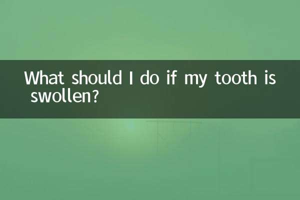 Was soll ich tun, wenn mein Zahn geschwollen ist?