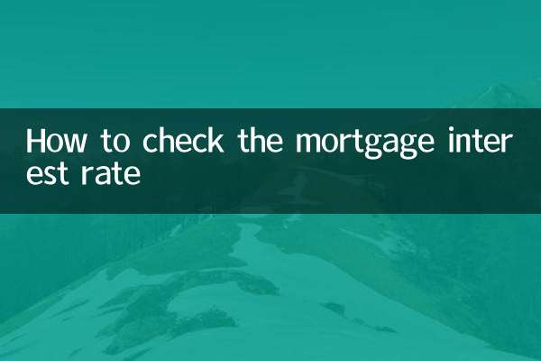 So überprüfen Sie den Hypothekenzinssatz